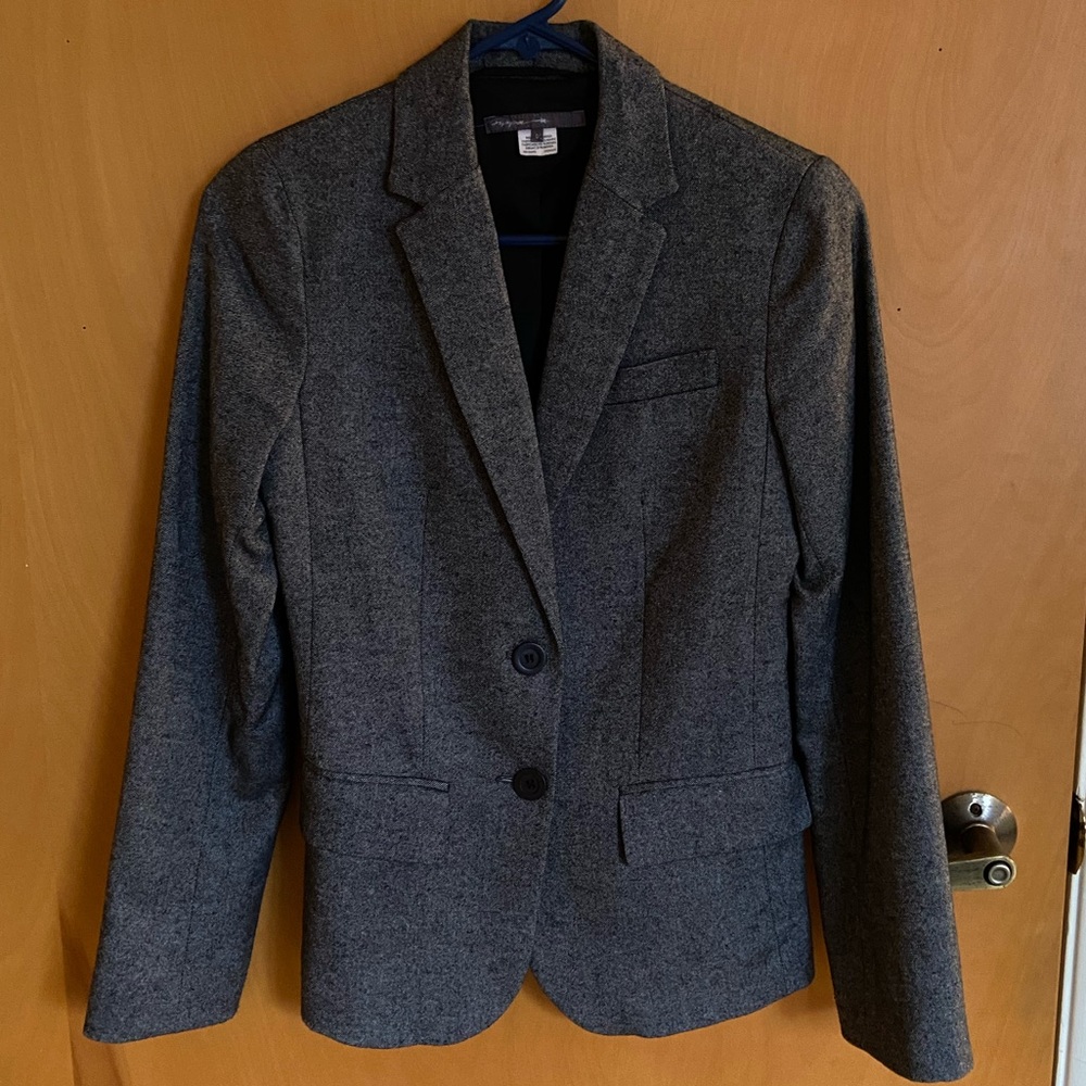 Pippa Gray Wool Blazer